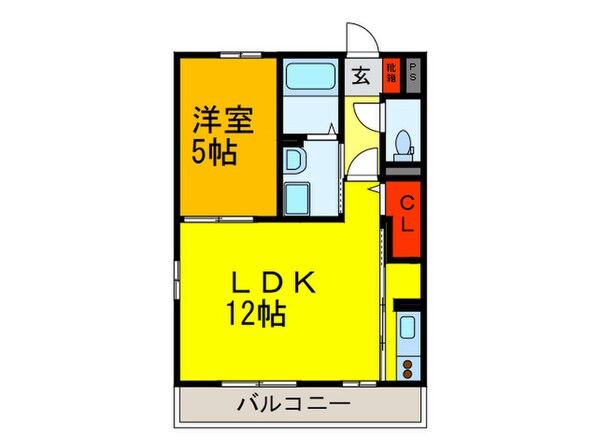 レフィナ－ドカルチェＢ棟の物件間取画像